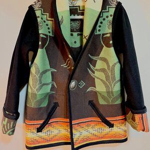 Wool Custom Pendleton Blanket Jacket / Coat